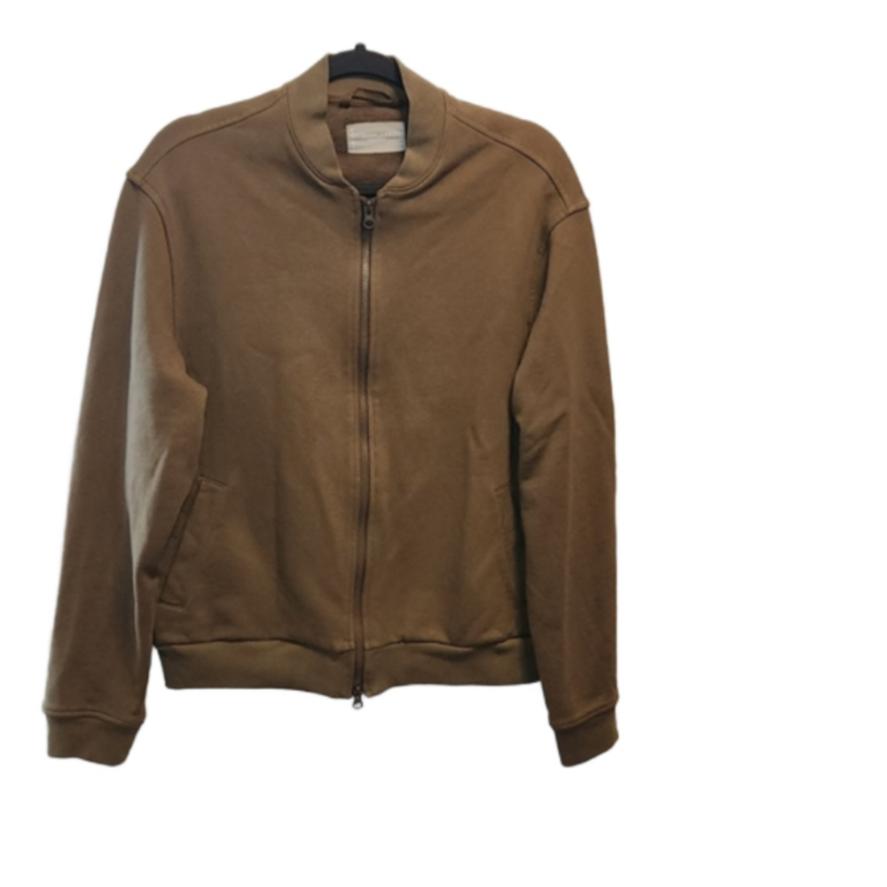 NWOT Everlane olive green organic cotton zip-up jacket sz M